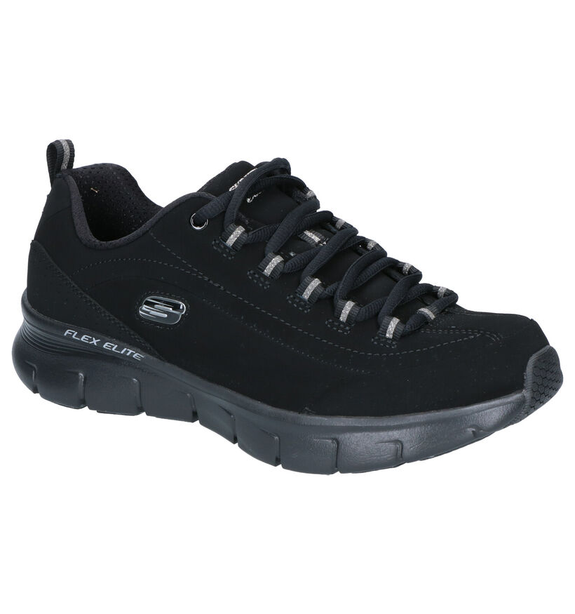 Skechers Synergy Baskets en Noir en textile (263228)