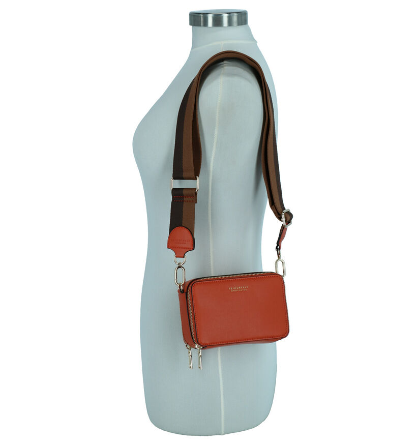 Seidenfelt Oranje Crossbody tas in kunstleer (264092)