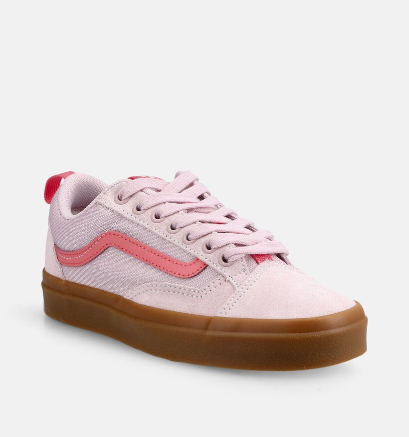 Vans Old Skool Baskets basses en Rose pour filles (376413)