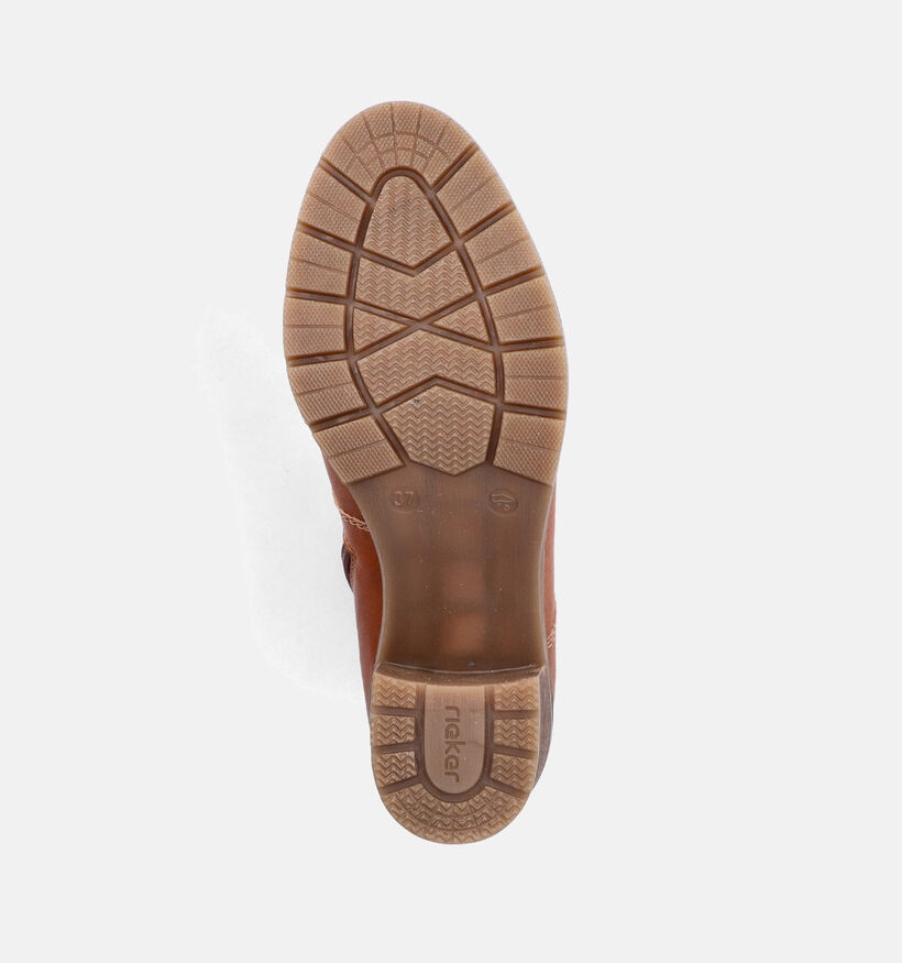 Rieker Bottines à lacets en Cognac pour femmes (347438)