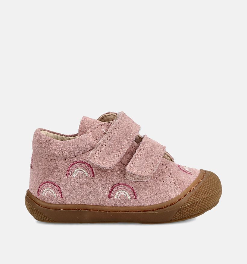 Naturino Cocoon Rainbow Baskets montantes en Rose pour filles (380206) - pour semelles orthop&eacute;diques