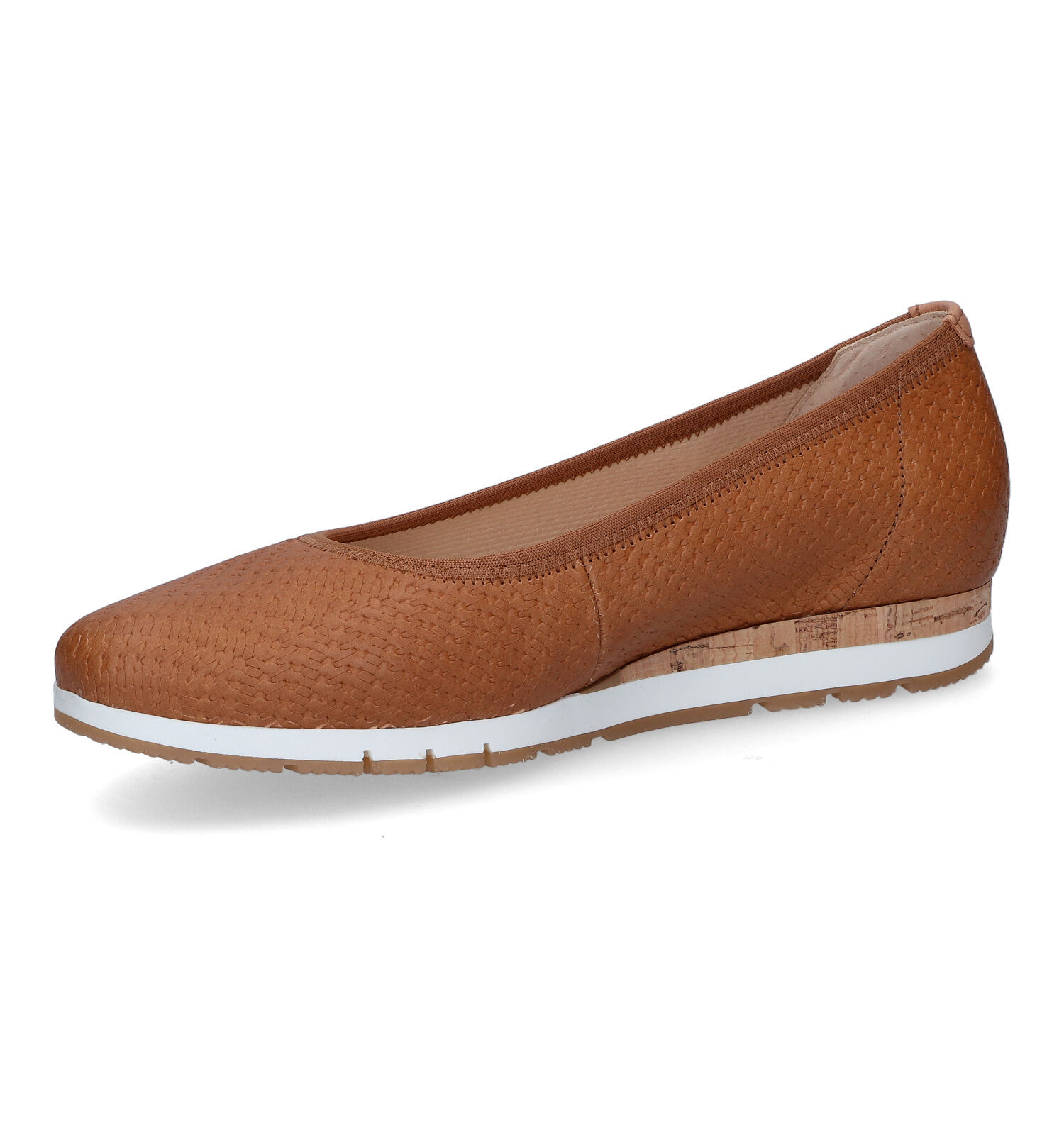 Gabor OptiFit Cognac Ballerina s Dames Lage schoenen Online op TORFS.BE