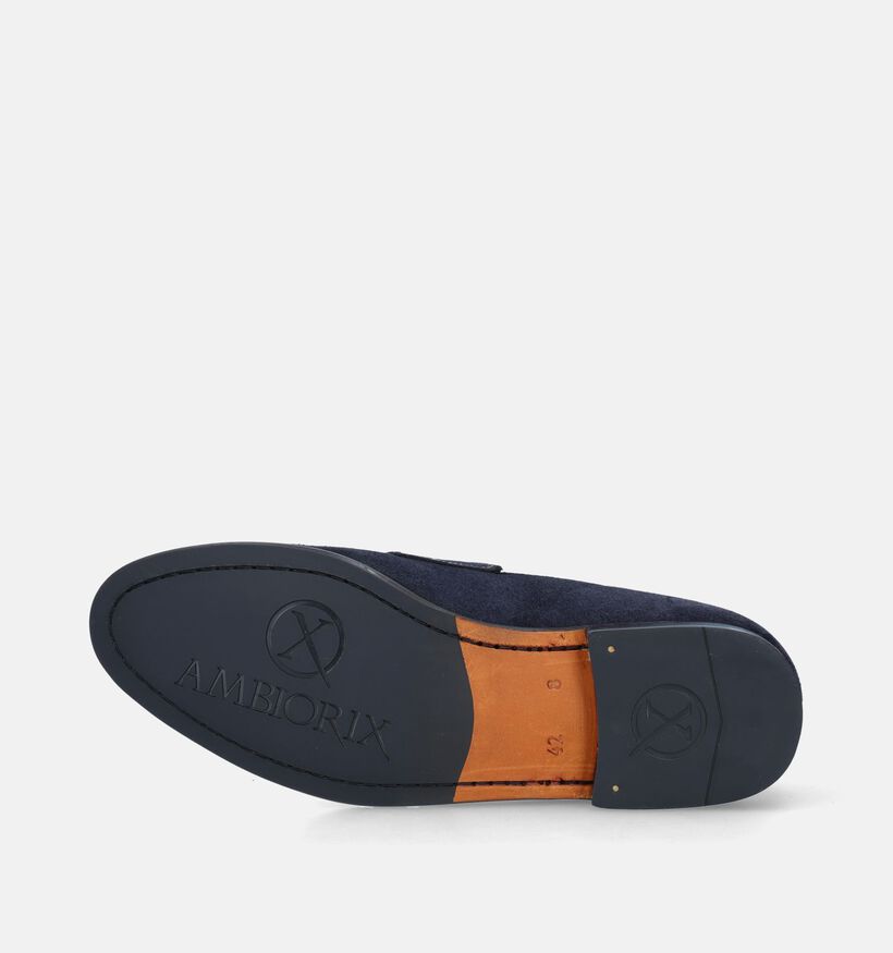 Ambiorix Ellis Inlay Blauwe Mocassins voor heren (341181)