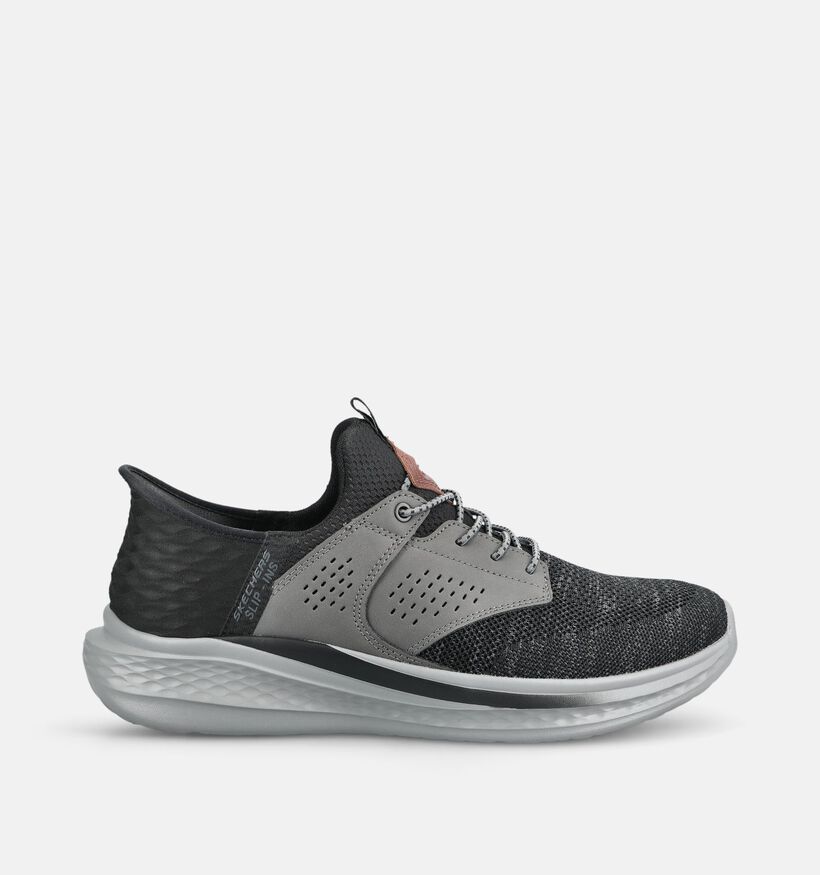 Skechers Slade Caster Zwarte Slip-ins voor heren (375629)