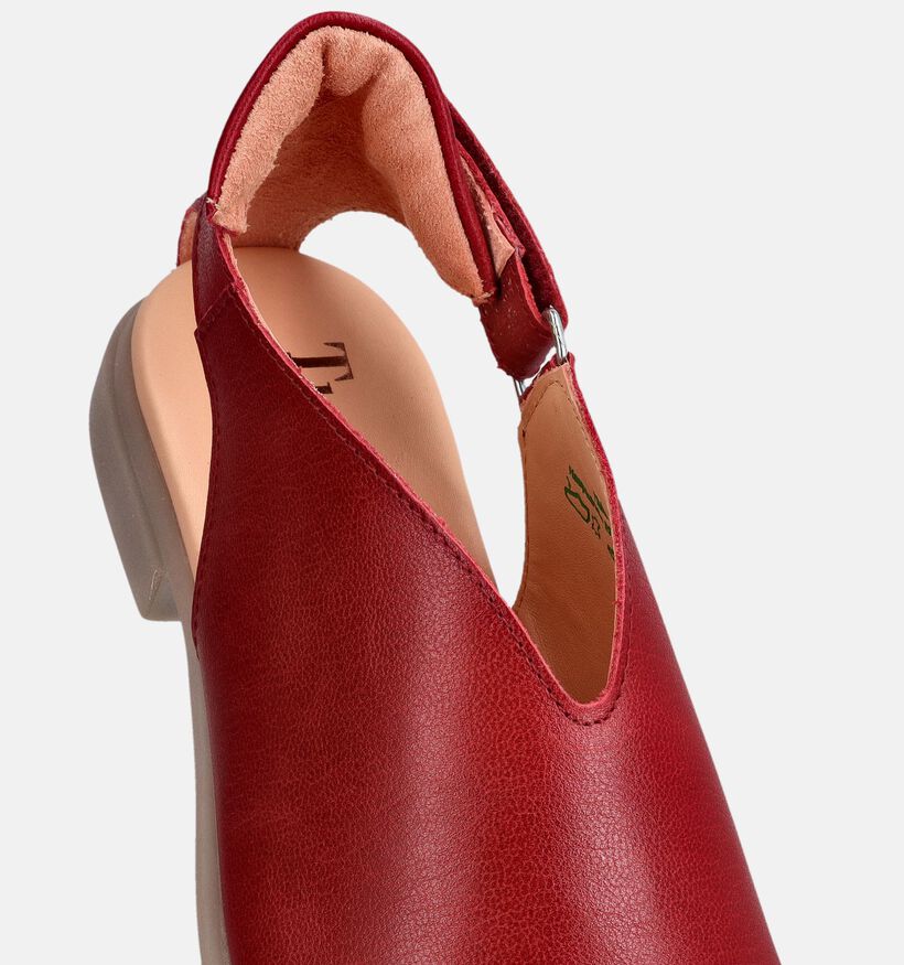 Think! Rode Gesloten Sandalen voor dames (374084)