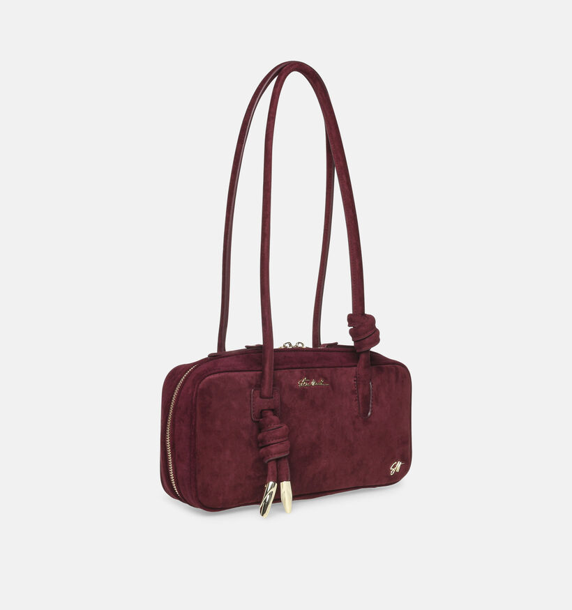 Steve Madden Brooted Bordeaux Schoudertas voor dames (379194)