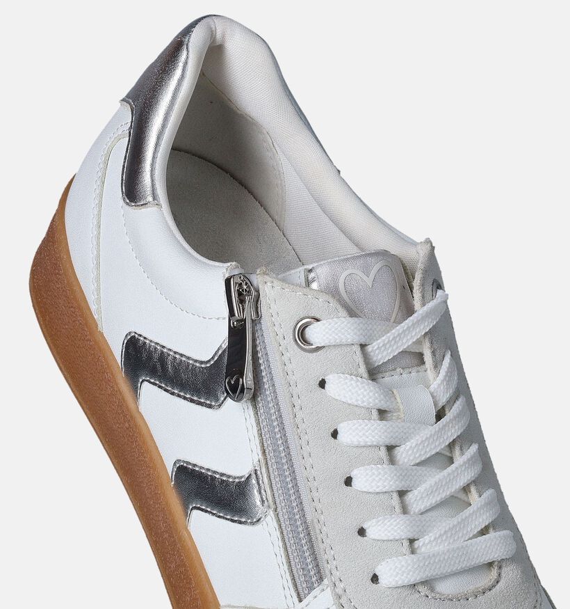 Marco Tozzi Baskets casual en Blanc pour femmes (353200) - pour semelles orthopédiques