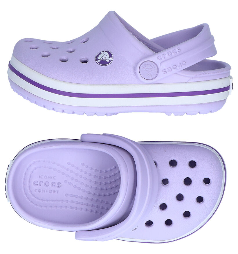 Crocs Crocband Lila Slippers in kunststof (289811)