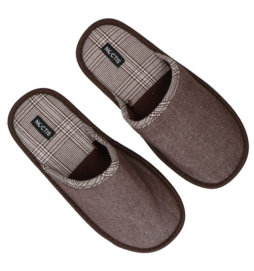 Lamasa Noctis Pantoufles en Marron pour hommes (296313)