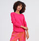 Vila Ril Pull en tricot en Fuchsia pour femmes (328851)