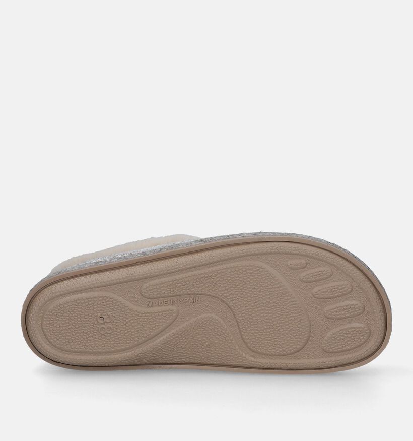 Torfs Home Pantoufles fermées en Beige pour femmes (348470) - pour semelles orthopédiques