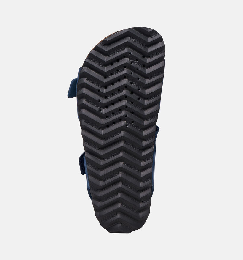 Geox J Ghita Sandales en Bleu fonc&eacute; pour gar&ccedil;ons (370137)