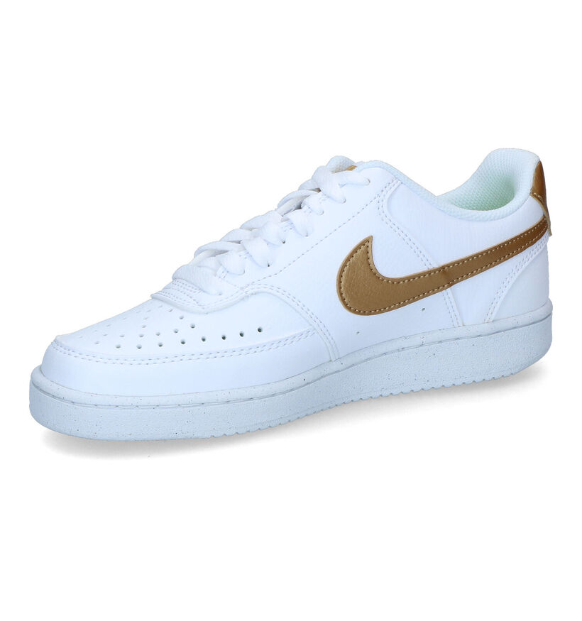 Nike Court Vision Witte Lage Sneakers voor dames (319211)