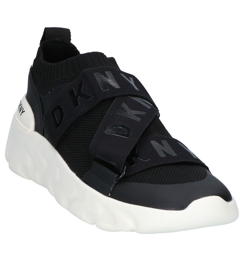 DKNY Clara Baskets Slip-on en Noir en textile (253717)