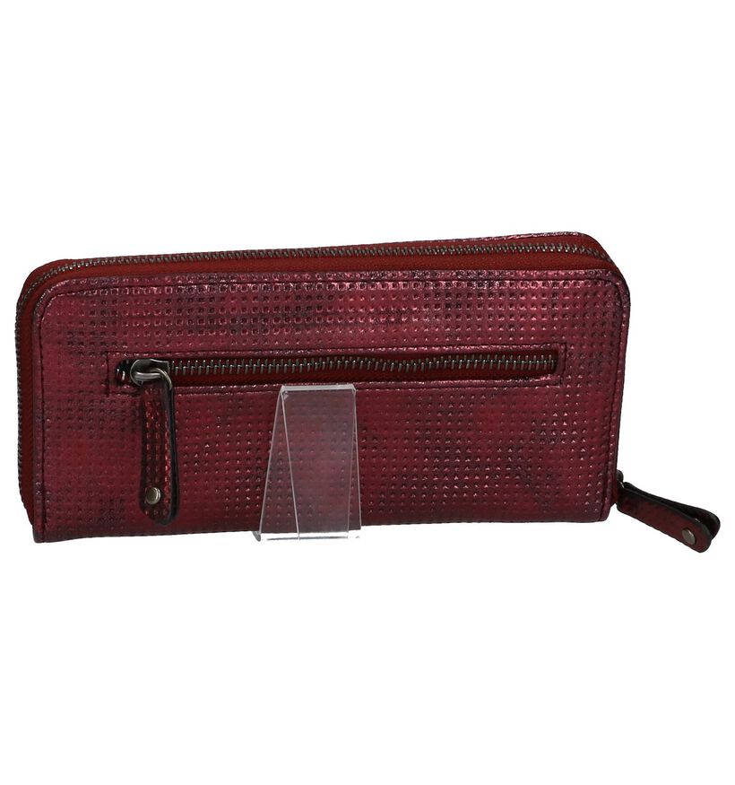 Metallic Bordeaux Ritsportemonnee Suri Frey Missy in kunstleer (227645)