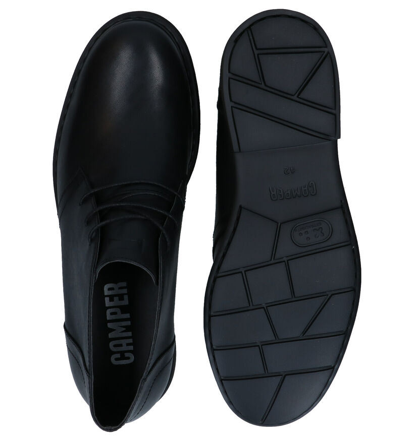 Camper Chaussures hautes en Noir en cuir (282819)