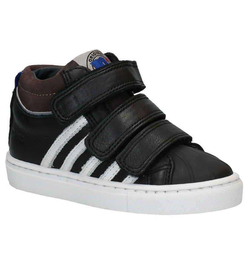Little David Zwarte Bottines in leer (282914)