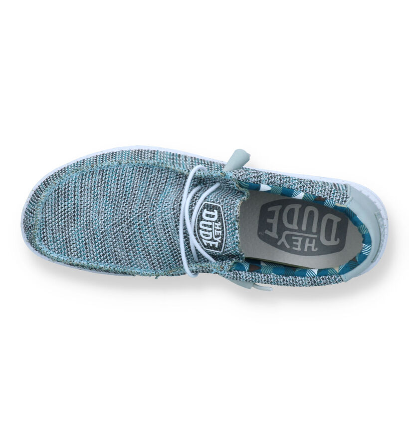 HEYDUDE Wally Sox Mocassins en Gris pour hommes (324857) - pour semelles orthopédiques