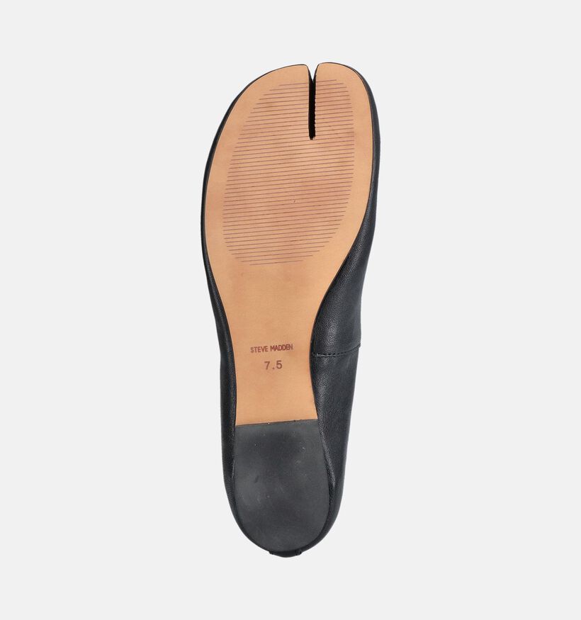 Steve Madden Cipher Ballerines Tabi en Noir pour femmes (388346)