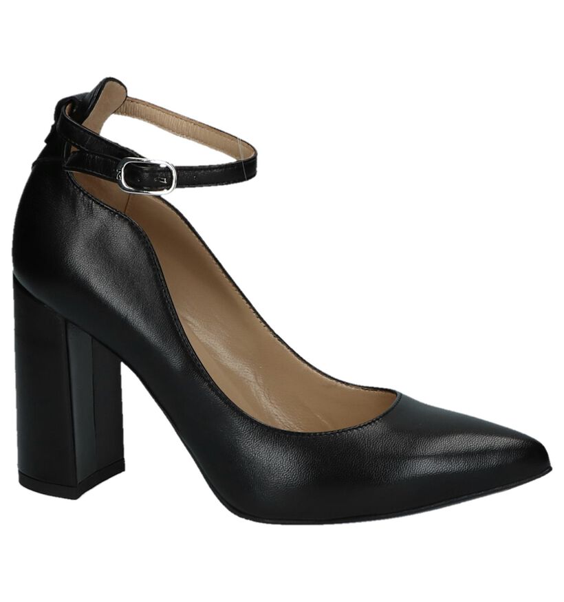 Zwarte Pumps met Bandje NeroGiardini in leer (226585)