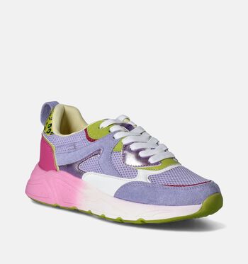 Poelman Posh by Poelman Baskets Noir/Violet/Bleu/Rose