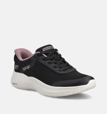 Skechers Arch Fit Low Baskets Noir/Blanc