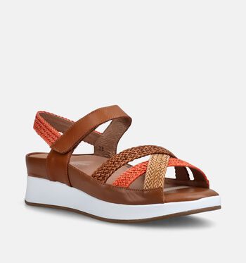 Piesanto Sandalen Cognac/Bruin