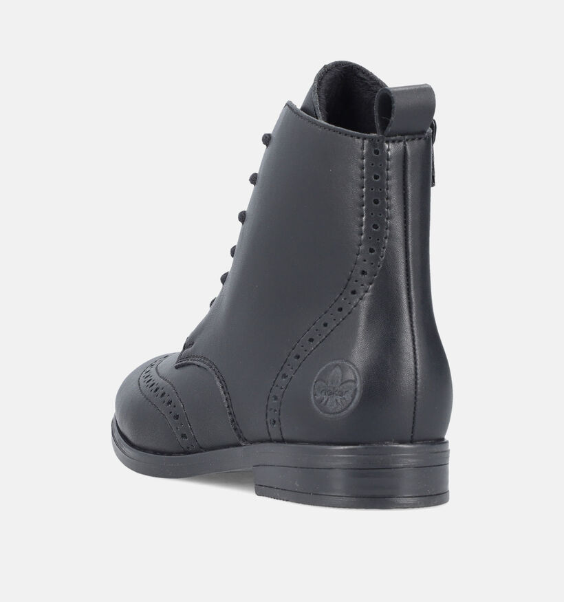 Rieker Bottines à lacets en Noir pour femmes (347434)