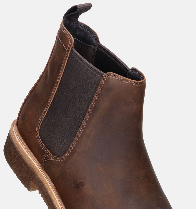 Clarks Clarkdale Easy Chelsea boots en Cognac pour hommes (346668) - pour semelles orthopédiques