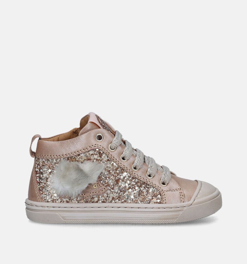 STONES and BONES Genag Blauwe Hoge schoenen voor meisjes (329454) - geschikt voor steunzolen