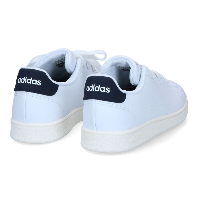 adidas Adventage K Witte Sneakers voor jongens, meisjes (334812)