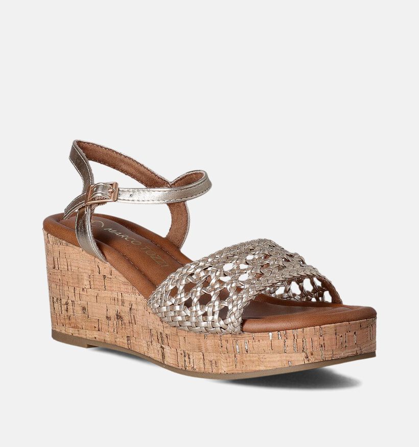 Marco Tozzi Sandalen Goud voor dames (357215)