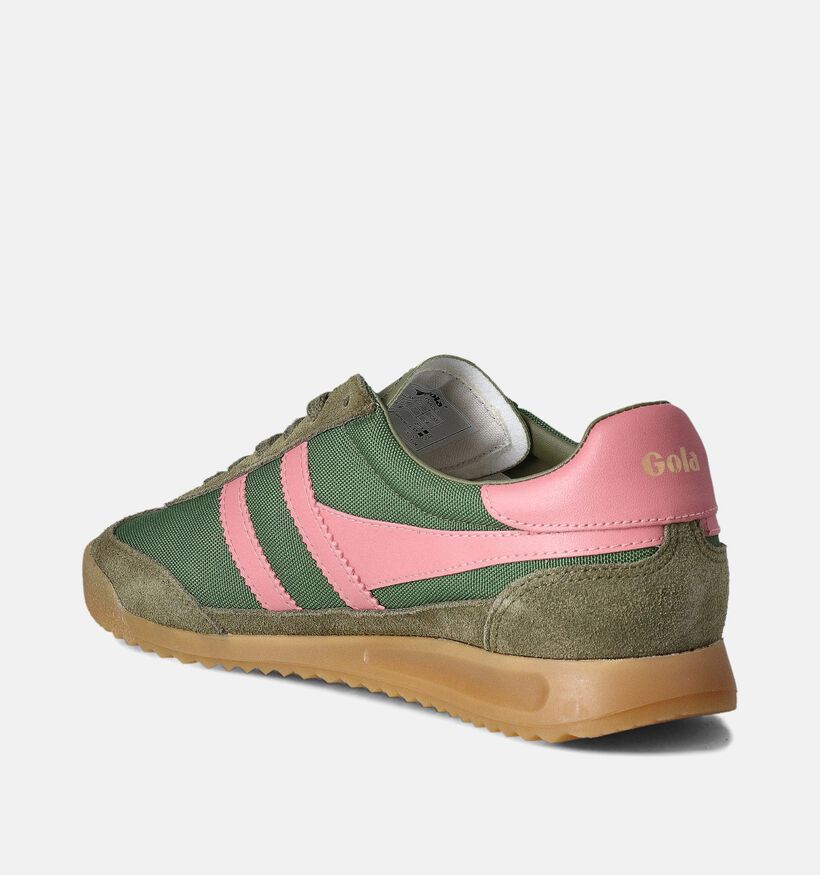 Gola Tornado CLB623 Kaki Sneakers voor dames (351177) - geschikt voor steunzolen