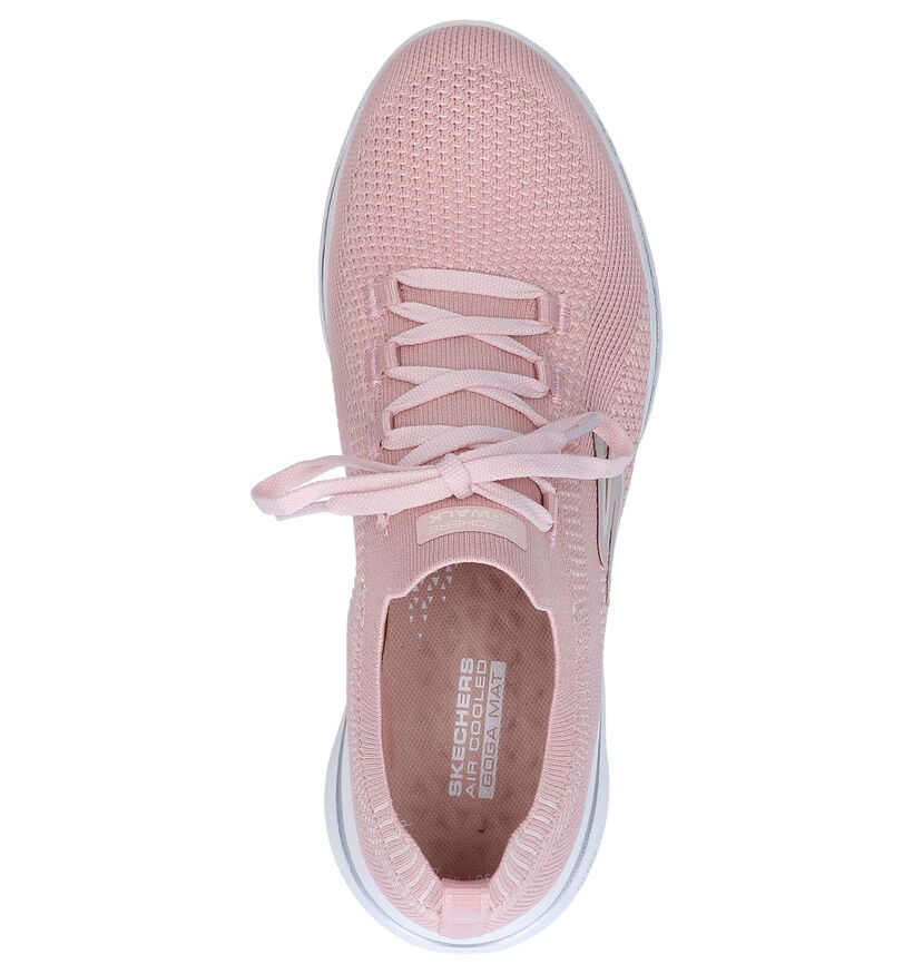 Skechers Witte Slip-in Sneakers in stof (272727)