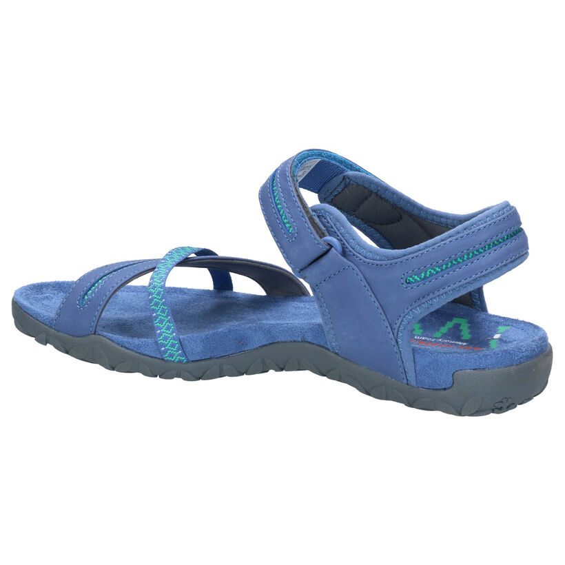 Merrell Terran Cross Sandales en Bleu en cuir (274869)