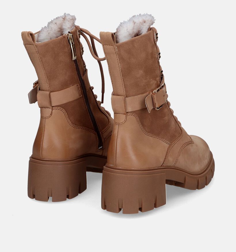 Tamaris Boots à lacets en Camel pour femmes (315395)