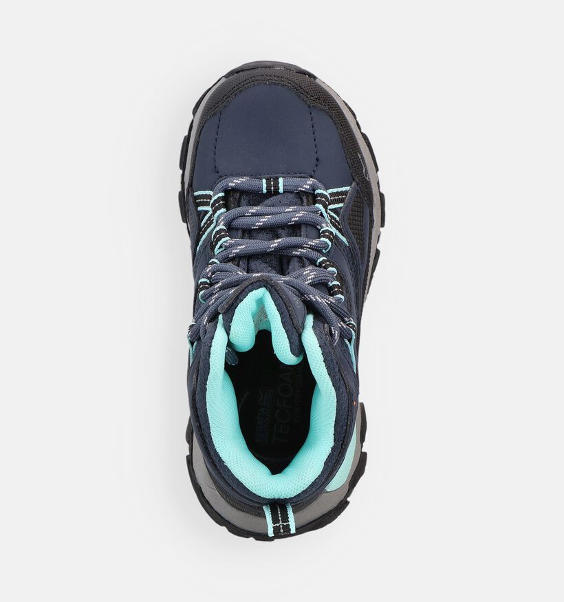 Regatta HolcombeIII Bt Jnr Chaussures de randonn&eacute;e en Bleu pour gar&ccedil;ons (361303) - pour semelles orthop&eacute;diques