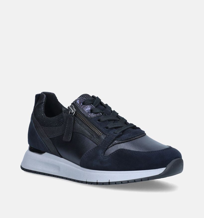 Gabor OptiFit Blauwe Sneakers voor dames (348082) - geschikt voor steunzolen
