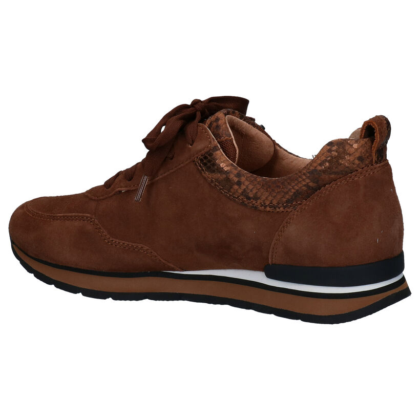 Gabor OptiFit Cognac Sneakers in leer (282287)