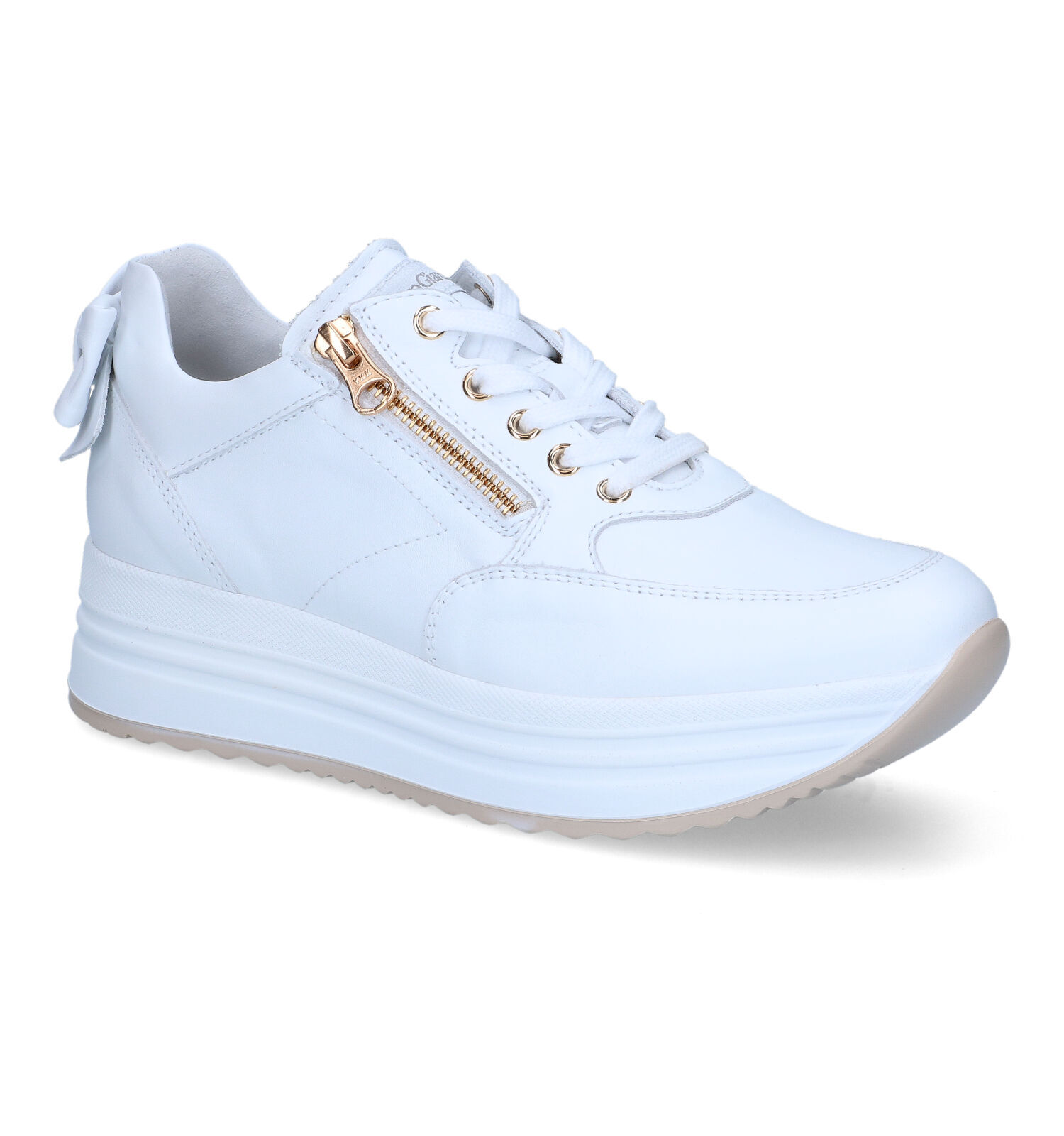 NeroGiardini Witte Platform Sneakers Dames Sneakers Online op TORFS.BE