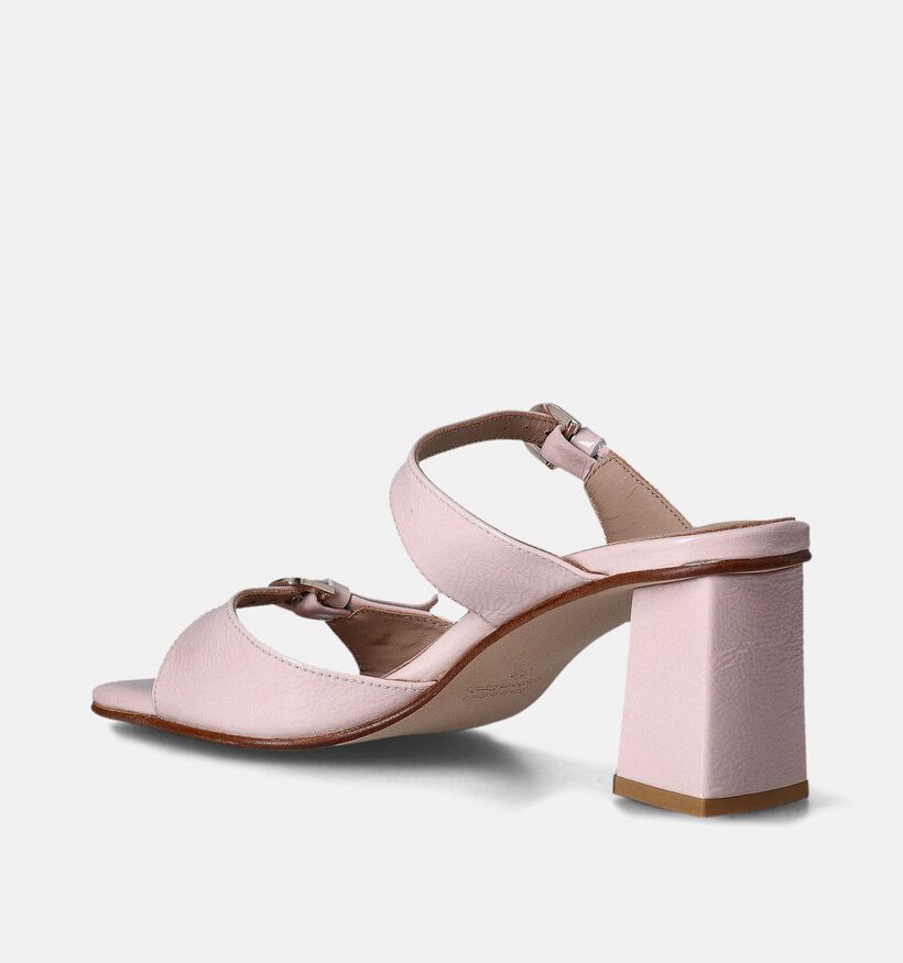 March23 Nu-pieds à talons en Rose pour femmes (355968)