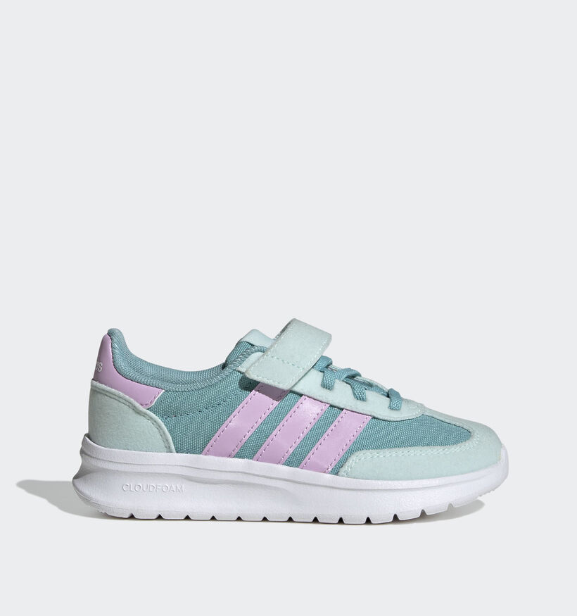 adidas Run 70s 2.0 Lichtgroene/Lila Sneakers voor meisjes (359676) - geschikt voor steunzolen
