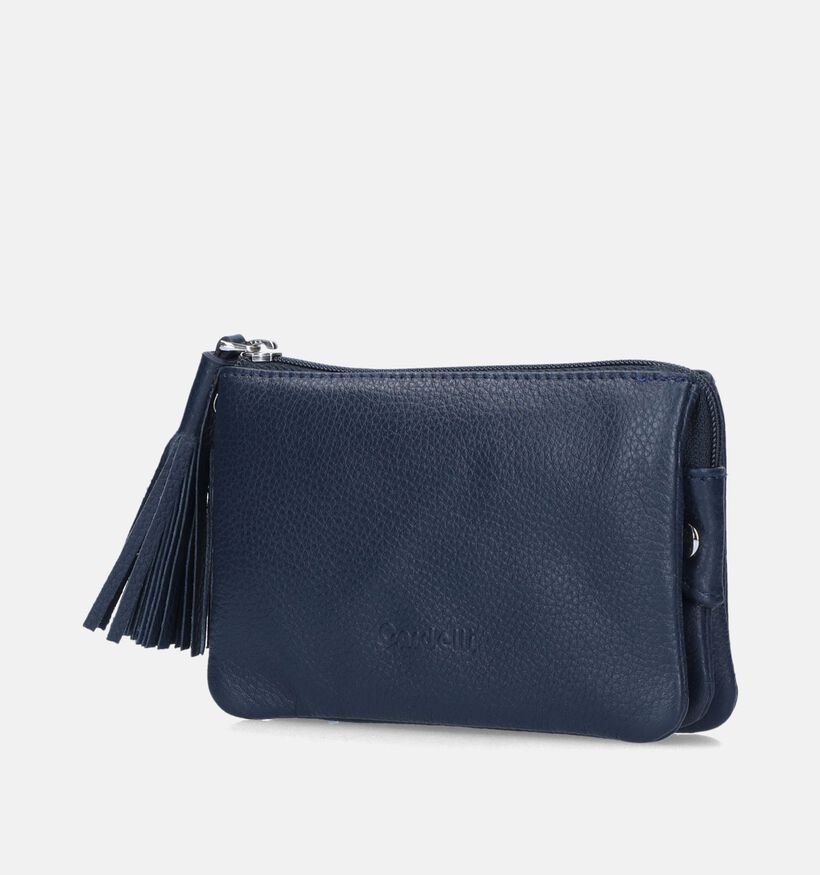 Euro-Leather Porte-monnaie en Bleu pour femmes (341416)