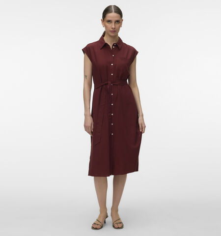Vero Moda Robes Bordeaux