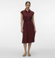 Vero Moda Mymilo Robe en Bordeaux pour femmes (367226)