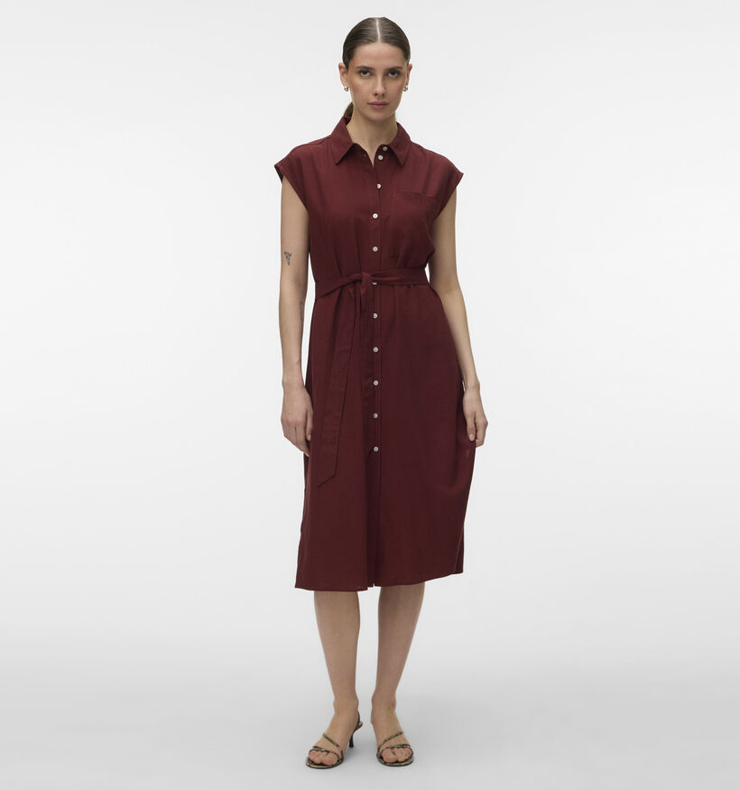 Vero Moda Mymilo Robe en Bordeaux pour femmes (367226)