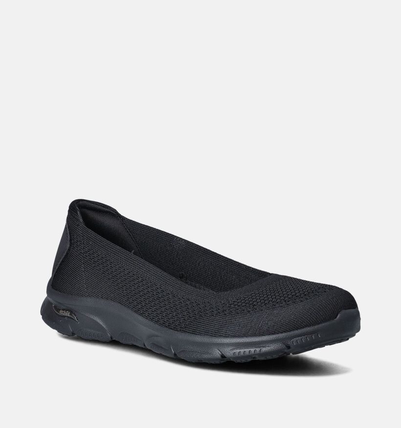 Skechers Arch Fit Sunny Creative Pas Ballerines en Noir pour femmes (351886) - pour semelles orthopédiques