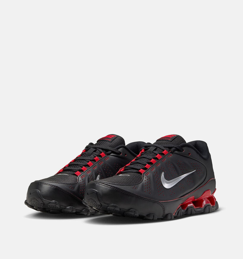 Nike Reax TR Baskets en Noir/Rouge pour hommes (380419)