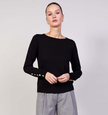 Vila Pulls Noir/Bordeaux