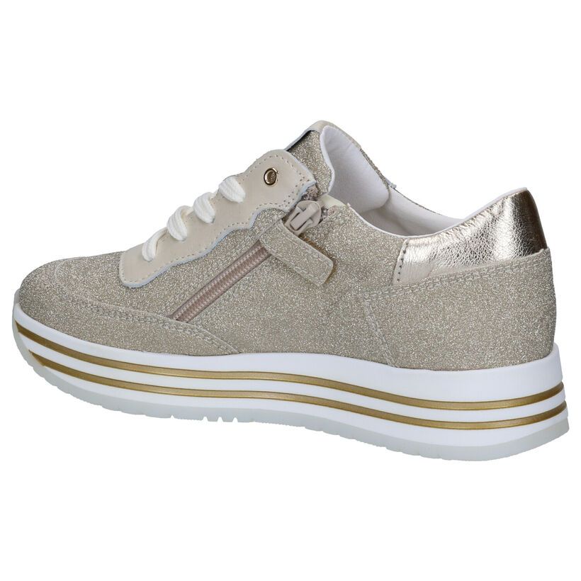 Little David Stacy Gouden Sneakers in kunstleer (273007)